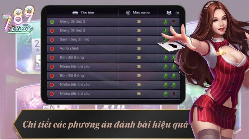 Luật Chơi Bài Tiến Lên Miền Nam - Hướng Dẫn Chi Tiết 5 Chi tiết các phương án đánh bài hiệu quả