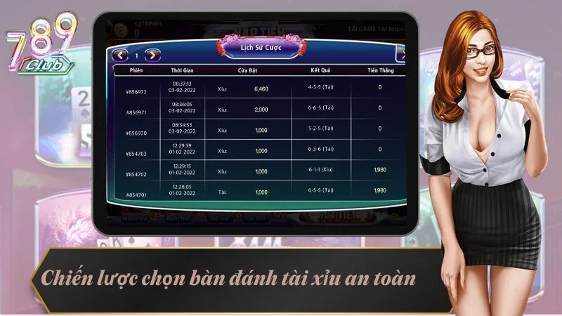 Bàn Tài Xỉu Là Gì? Chiến lược Bất Hủ Chọn Bàn Khi Chơi Game 5 Chiến lược chọn bàn đánh tài xỉu an toàn