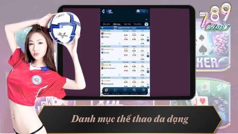 Thể Thao Online 789Club - Sự Hấp Dẫn Đang Chờ Đón Bet Thủ 5 Danh mục những môn thể thao đa dạng