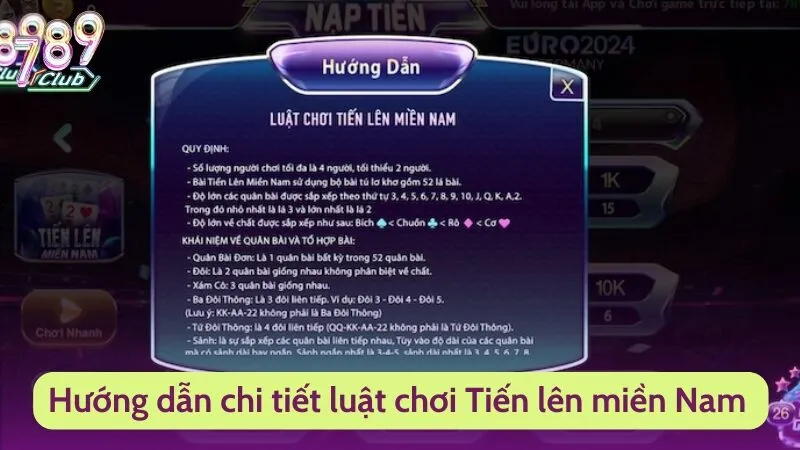 Tiến Lên Miền Nam 789Club - Trò Chơi Bài Hấp Dẫn, Kịch Tính 3 Người chơi được lựa chọn chơi 4 người hoặc chơi đối kháng