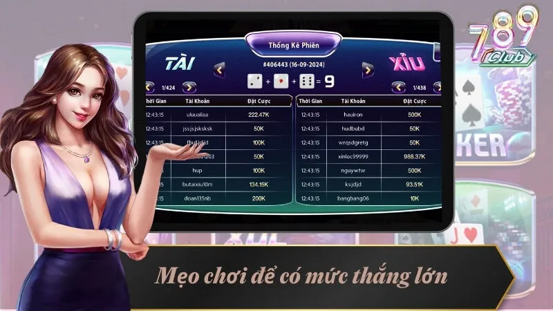 Tài Xỉu 789Club - Hướng Dẫn Từng Cách Chơi Chuẩn Chỉ 5 Mẹo chơi để có mức thắng lớn