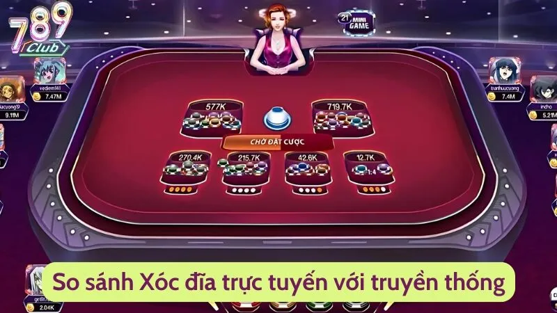 Xóc Đĩa Online 789Club - Trải Nghiệm Cờ Bạc Có Một Không Hai 2 Xóc đĩa trực tuyến đem lại nhiều lợi ích hơn so với truyền thống